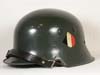 Landeschutzpolizei Goring double decal M34 aluminum helmet