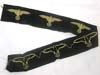Waffen SS strip of six (6) tropical bevo sleeve eagles