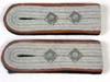 Waffen SS Reconnaissance Hauptsturmfuhrer ( Captain ) matched shoulder board set