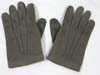 Army officer gray suede leather gloves