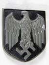 Army shield for tropical pith helmet