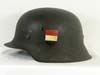 Army M42 combat helmet with hand-painted shields for French Foreign Volunteer