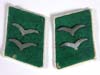 Luftwaffe field division matched set of collar tabs for the rank of Unterfeldwebel