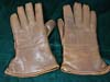 Luftwaffe officer brown leather gauntlet style gloves