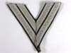 Waffen SS / Panzer rank chevron for the rank of Rottenfuhrer or Obergefreiter
