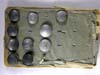 German Tunic Buttons - Silver Pebbled