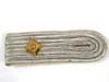 Shoulder board white Infantry rank pip
