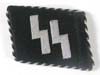 SS NCO/enlisted collar tab with the standarte designation removed