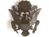 U.S. WWII Officers  blacked brass cap badge