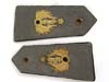 Italian (MVSN)  Fascist Militia officers matched set of slip on shoulder boards