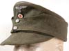 Army officer M43 ( einheitsfldmutze) field hat with hand-sewn two piece insignia