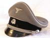 Waffen SS private purchase officer's visor by Schmid & John, Munchen
