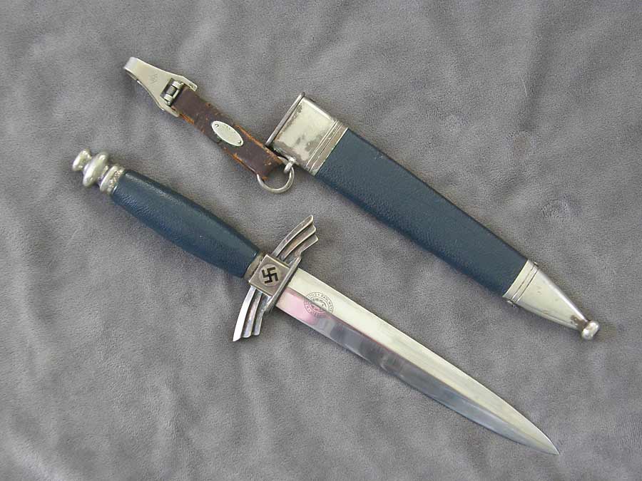 DLV glider pilot knife with hanger by Paul Weyersberg