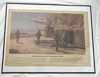 Original period framed artwork  Kriegsmarine Kustal Artillerie unit
