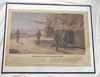 Original period framed artwork  Kriegsmarine Kustal Artillerie unit