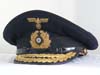 Kriegsmarine Admiral visor hat
