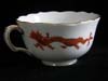 Near unobtainable two Red Dragon demitasse cups by Meissen removed from the Eagles Nest