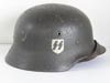 Waffen SS M40 single decal combat helmet by Quist