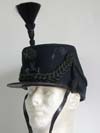 1912 dated Cameronian Rifles shako officer with parade feather