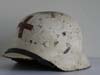 Army M40 winter camouflaged medic helmet by ET