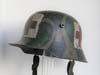 Imperial German WWI M18 camouflage medic helmet