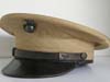 U.S. Marine officer khaki service visor hat