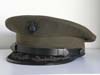 U.S. Marine Corps Field Grade officer forest green service visor hat