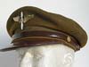 USAAF WWII Flying Officer Cadet service visor hat with cavalry strap