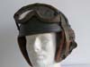 WWII Army Tanker helmet with goggles
