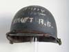 Army circa WWII named helmet to 3rd Division