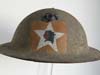 U.S. Marine WWI M1917 helmet attached to the 3rd Army Division
