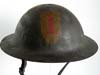 Army 1st Division Big Red 1 M1917 combat worn helmet