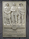 Large bronze plaque