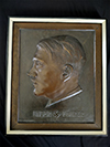 1933 dated large bronze plaque of Adolf Hitler