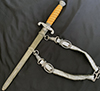 Untouched Army officer dagger with hanger, no maker