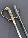 Army officer Lionhead sword marked MWM