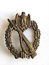 Army/ Waffen SS Infantry Assault badge in bronze