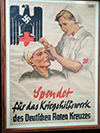 Large framed Rote Kreutz poster