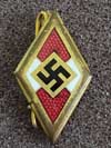 Hitler Youth Honor pin numbered 61399